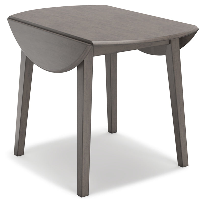 Mesa de comedor redonda Shullden con alas abatibles