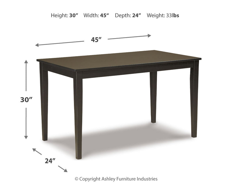 Kimonte Dining Set (Up to 4 Chairs)