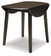 Hammis Round Dining Room Drop Leaf Table