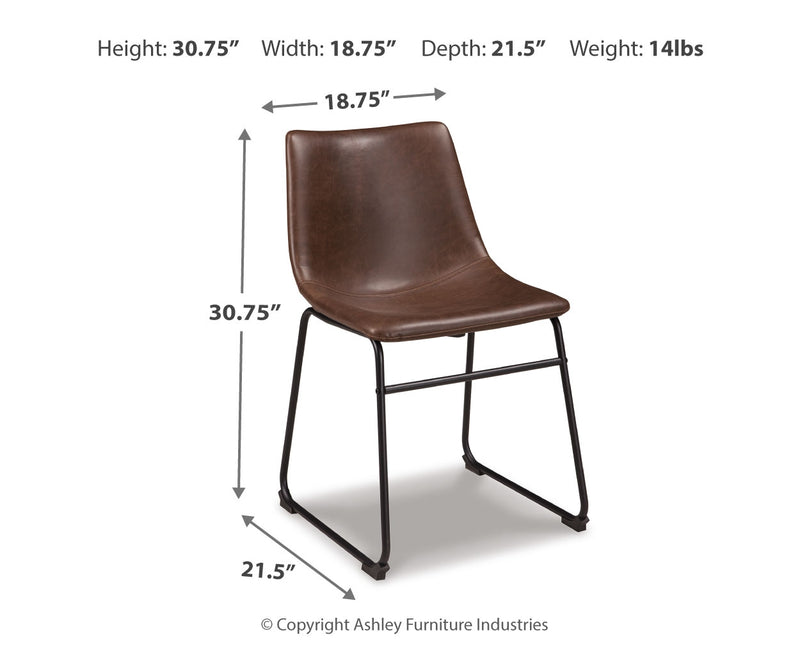 Silla de comedor auxiliar tapizada Centiar