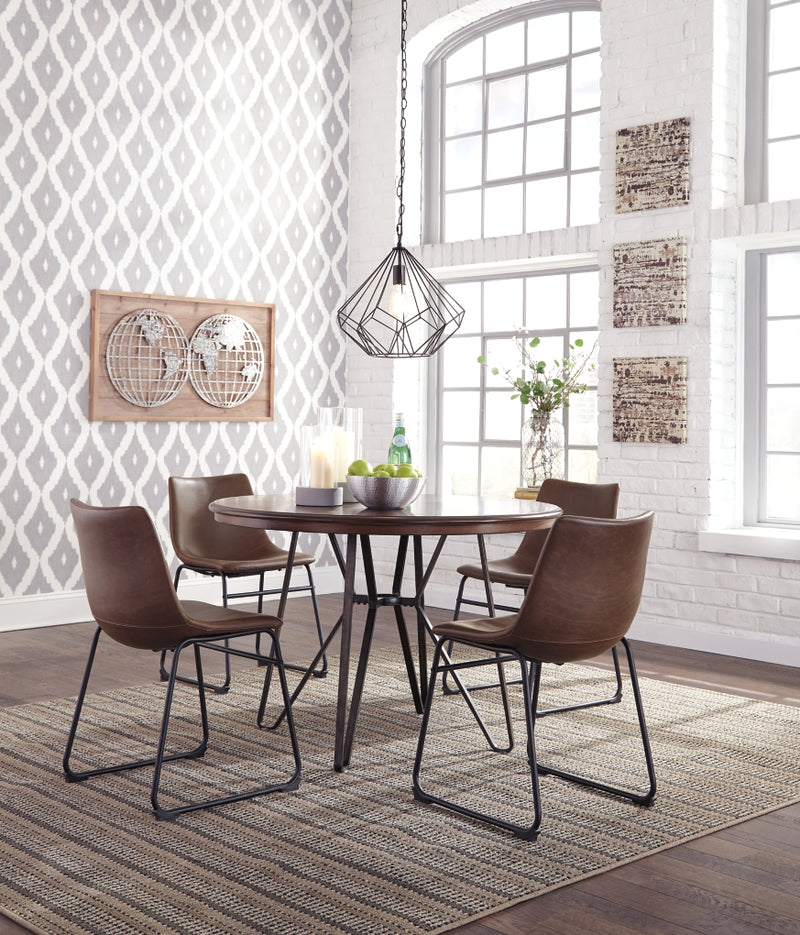Silla de comedor auxiliar tapizada Centiar