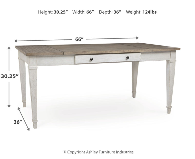 Skempton RECT DRM Table w/Storage