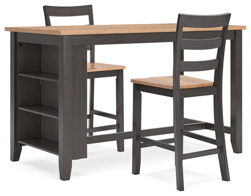 Gesthaven Dining Set (Up to 4 Barstools)