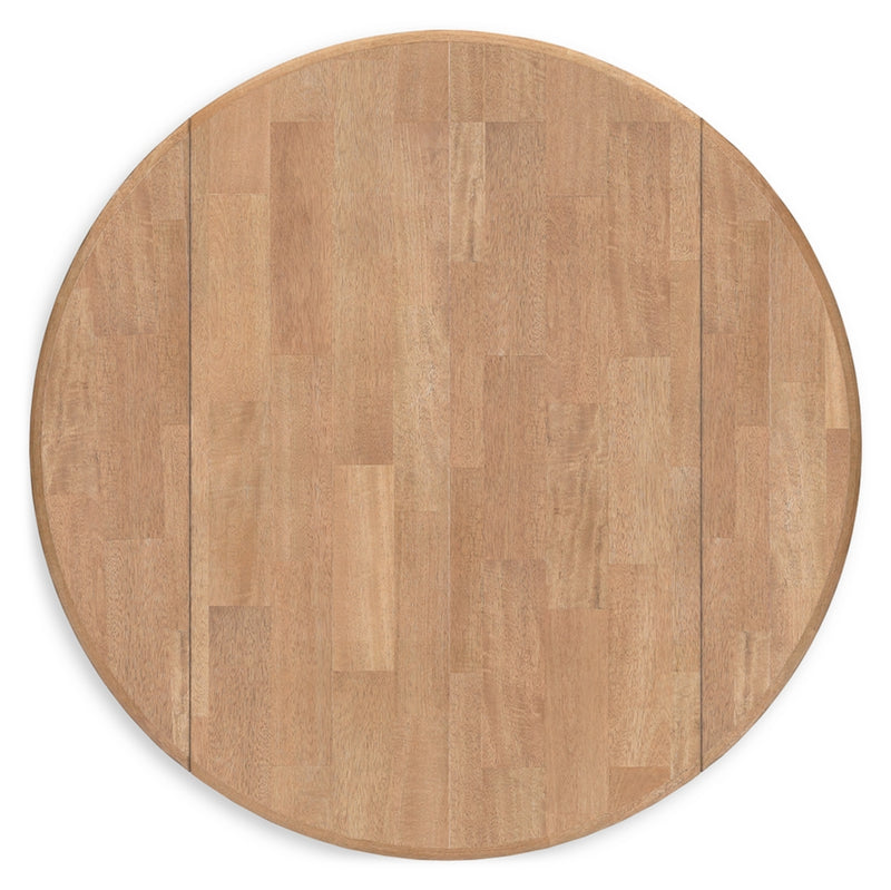 Gesthaven Round Dining Room Drop Leaf Table