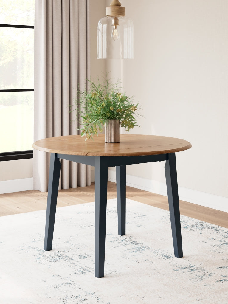 Gesthaven Round Dining Room Drop Leaf Table