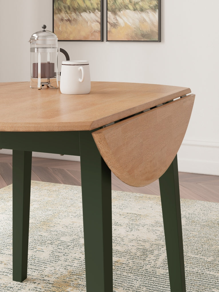 Gesthaven Round Dining Room Drop Leaf Table