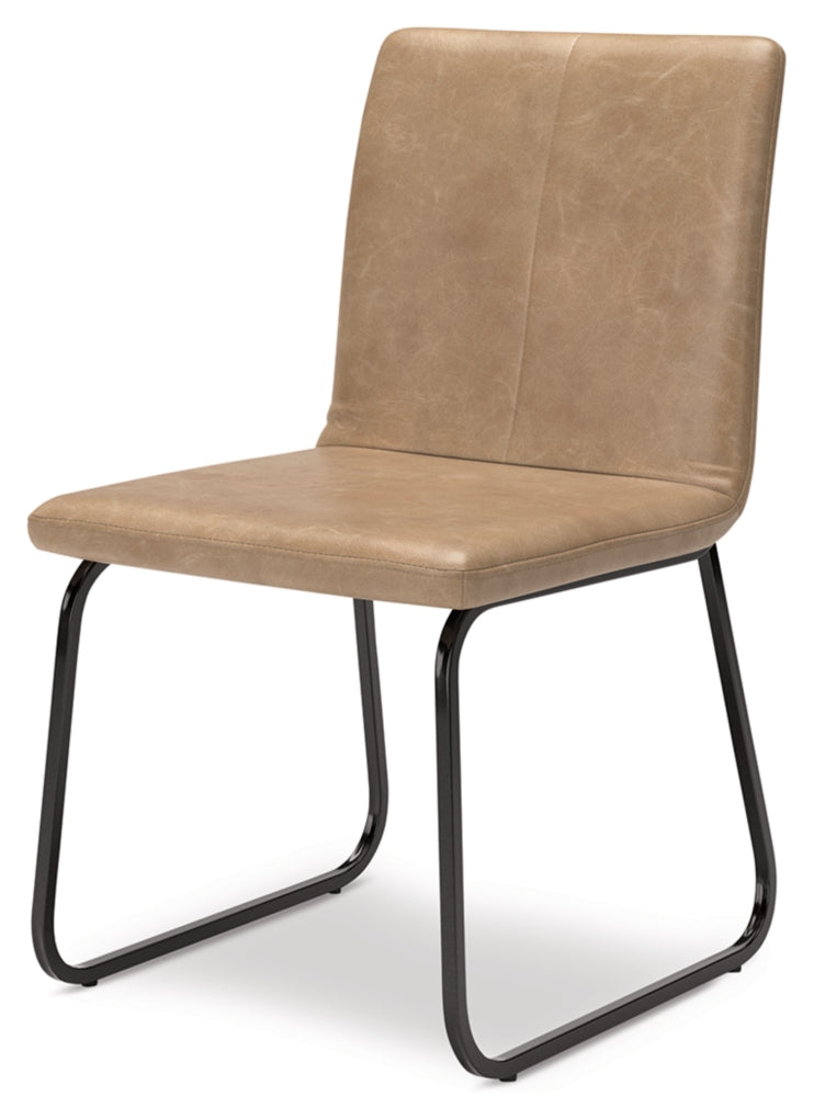 Silla auxiliar tapizada para comedor Pharwynn