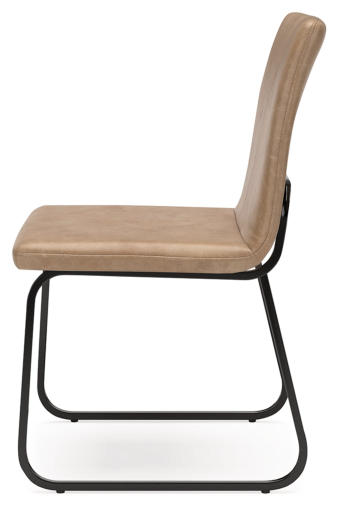 Silla auxiliar tapizada para comedor Pharwynn