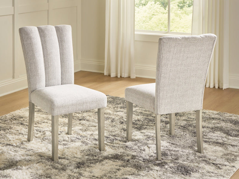 Silla auxiliar tapizada para comedor Karmenton