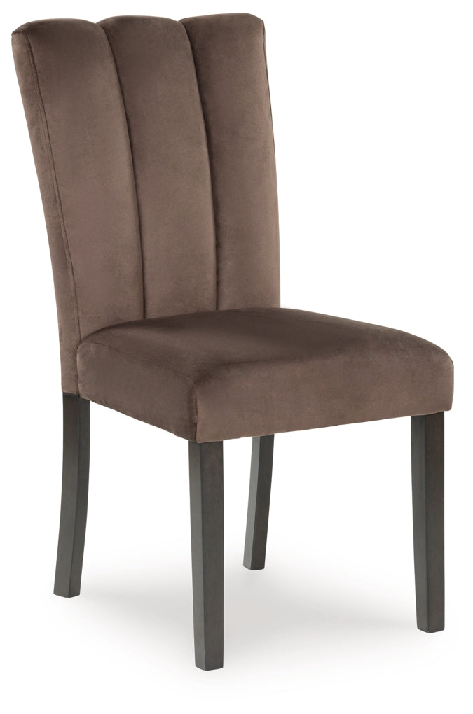 Silla auxiliar tapizada de comedor Jazmore