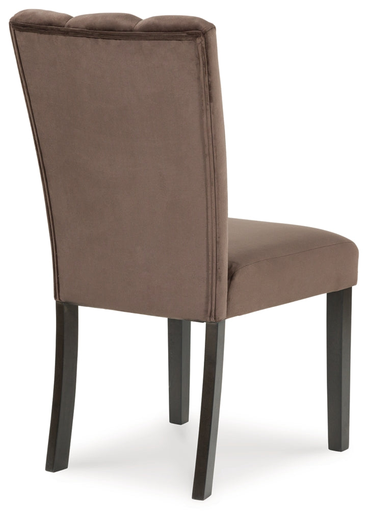 Silla auxiliar tapizada de comedor Jazmore