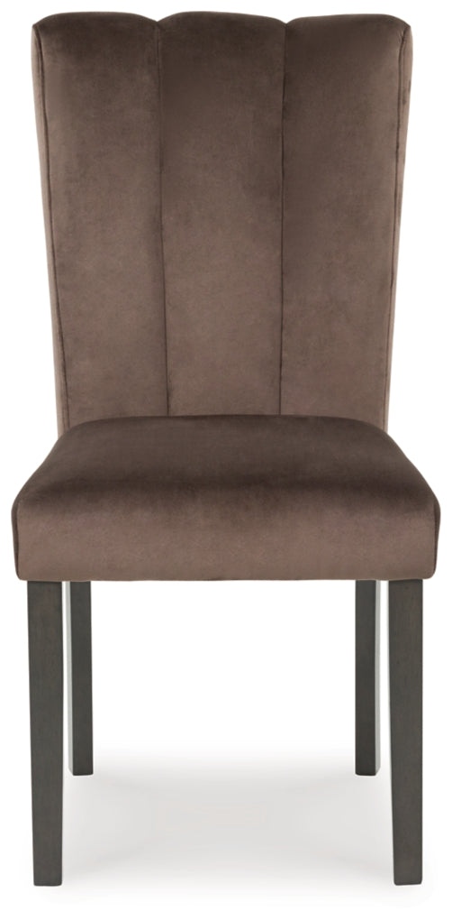 Silla auxiliar tapizada de comedor Jazmore