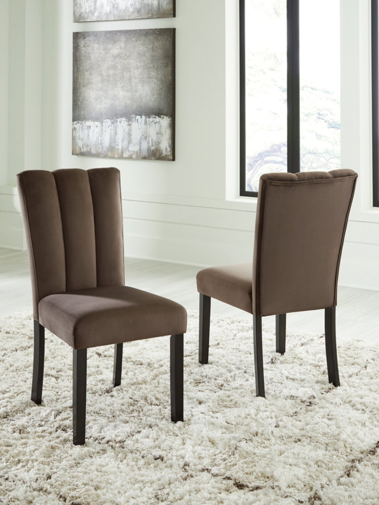 Silla auxiliar tapizada de comedor Jazmore