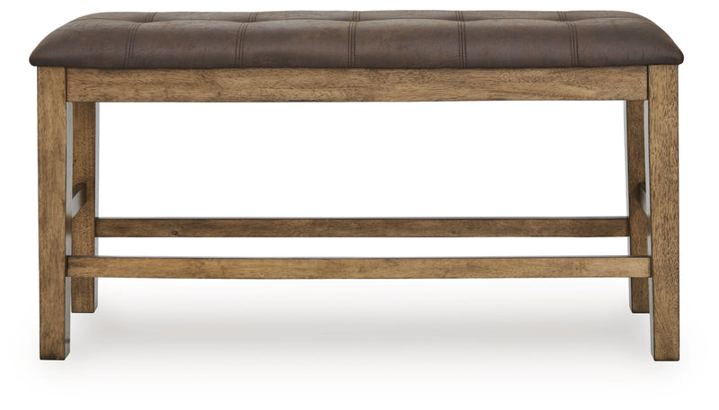 Broxtyn DBL Counter Upholstered Bench