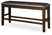 Haddigan DBL Counter Upholstered Bench
