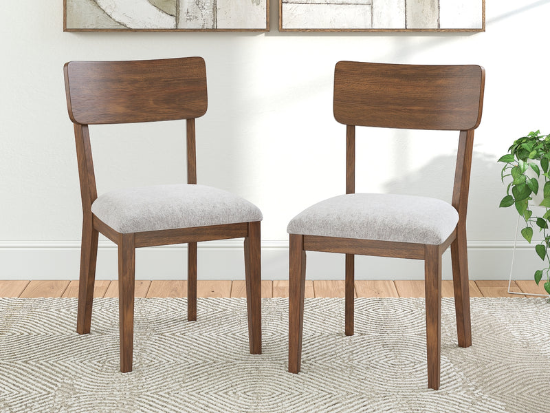 Silla lateral tapizada de comedor Lyncott