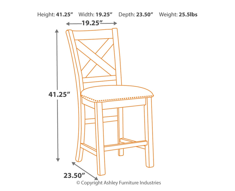 Moriville Dining Set (Up to 6 Barstools)
