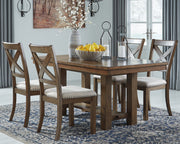 Moriville Dining Set (Up to 6 Barstools)