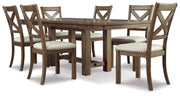 Moriville Dining Set (Up to 6 Barstools)