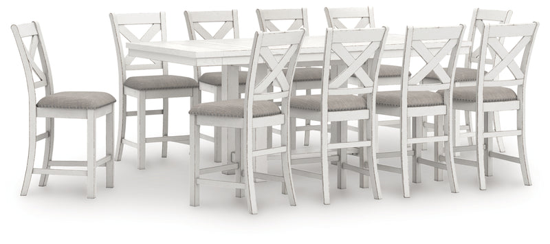 Robbinsdale Dining Set (Up to 10 Barstools)