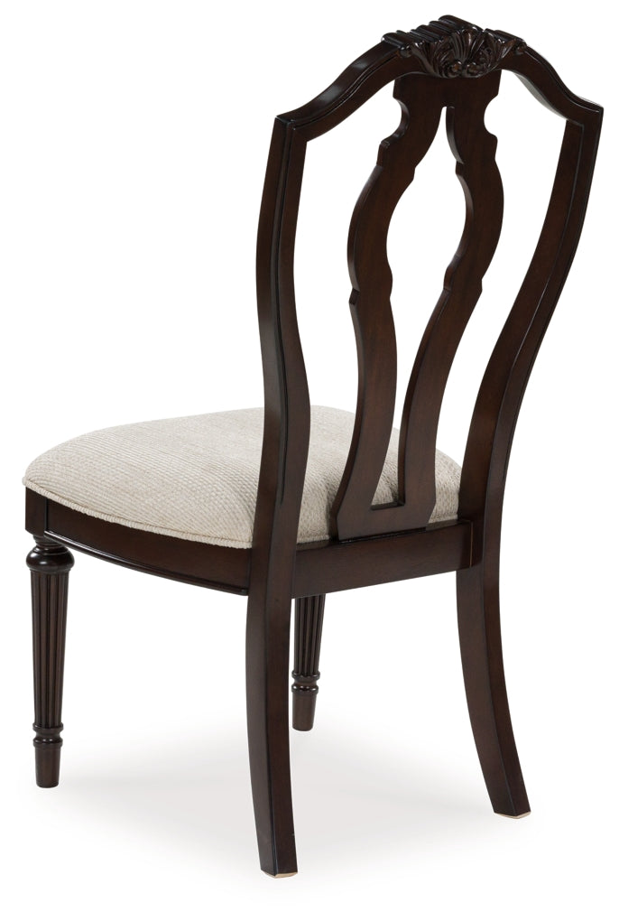Silla de comedor lateral tapizada Lavinton