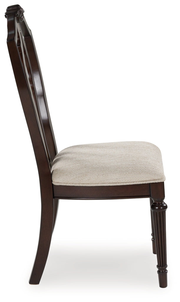 Silla de comedor lateral tapizada Lavinton