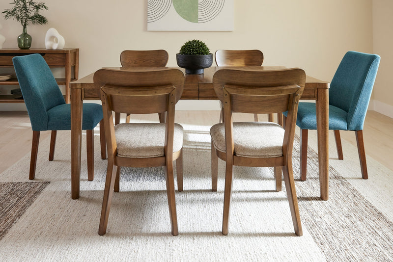 Silla lateral tapizada de comedor Lyncott