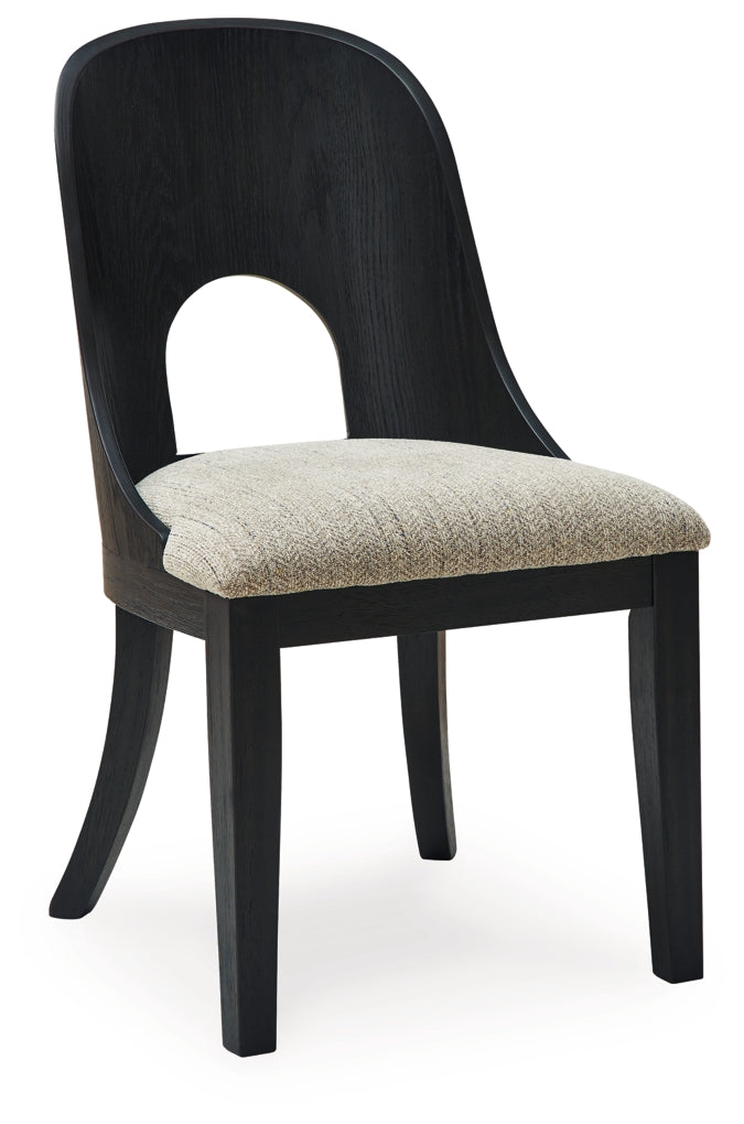 Silla tapizada de comedor Rowanbeck