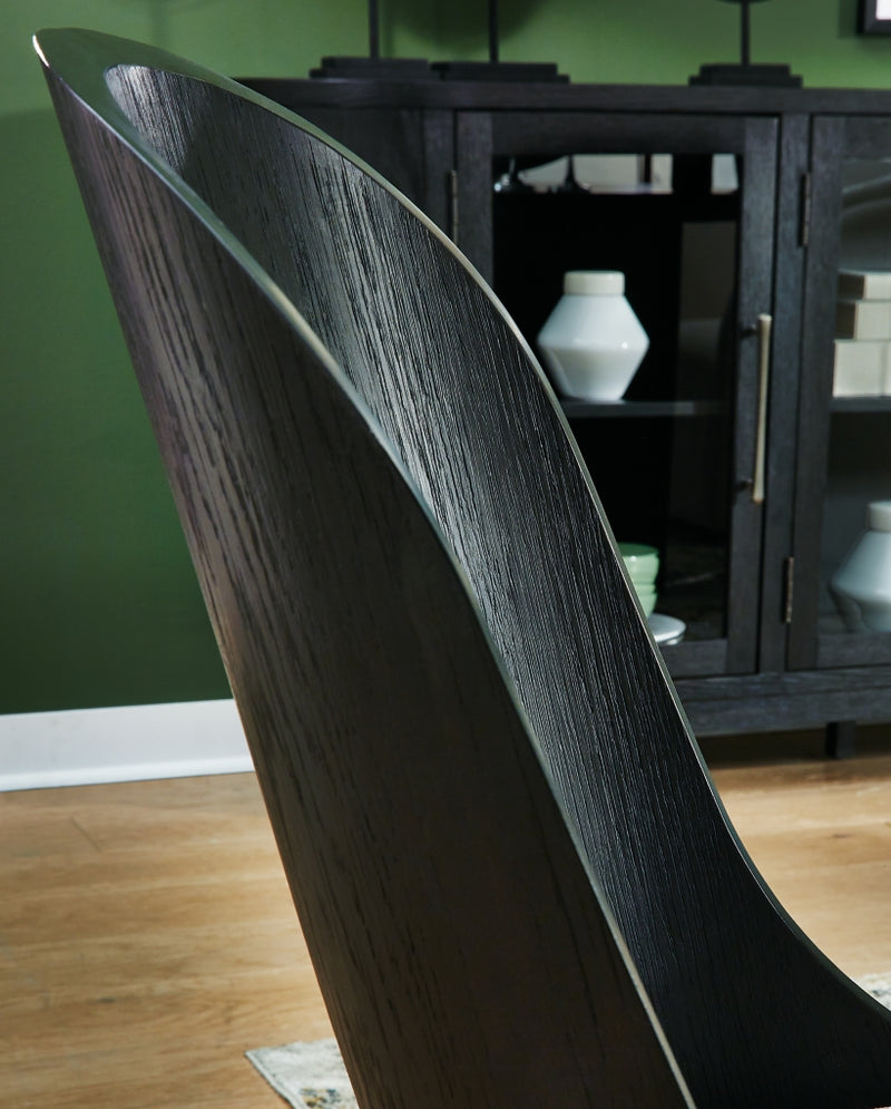 Silla tapizada de comedor Rowanbeck