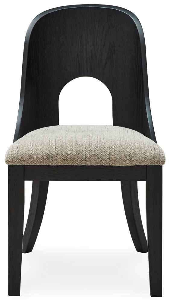 Silla tapizada de comedor Rowanbeck