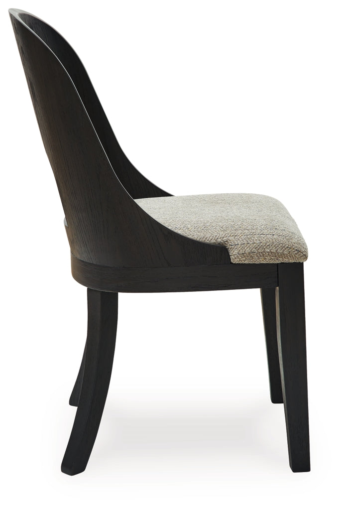 Silla tapizada de comedor Rowanbeck
