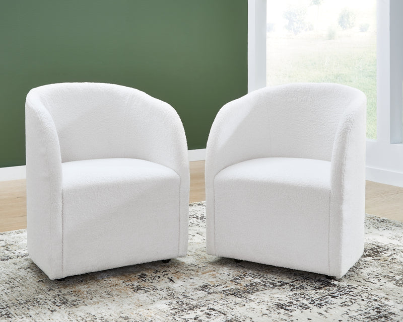 Silla tapizada de comedor Rowanbeck