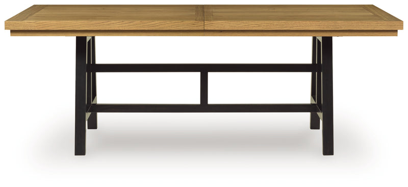 Mesa de comedor extensible rectangular Galliden