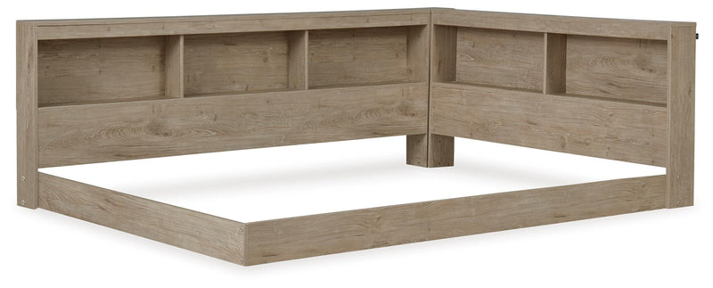 Oliah Bookcase Storage Bed