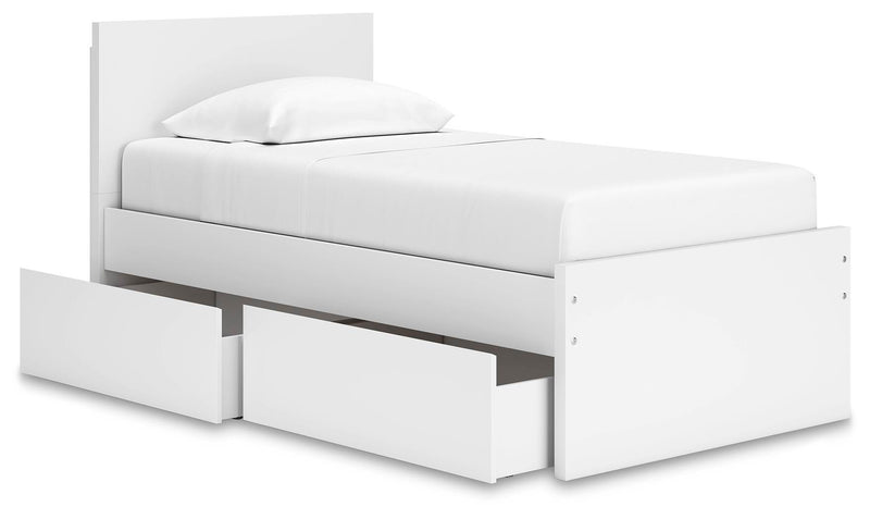 Onita Panel Platform Bed with 1 Side Storage