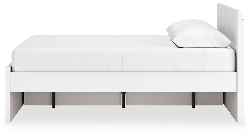 Onita Panel Platform Bed with 1 Side Storage