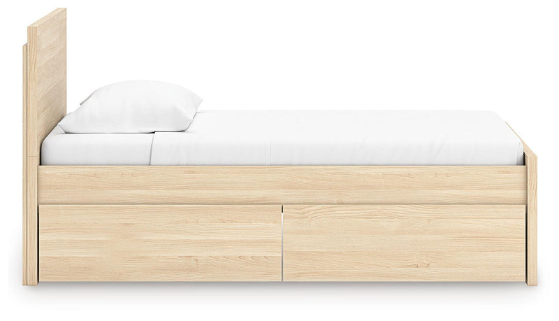 Onita Panel Platform Bed with 1 Side Storage