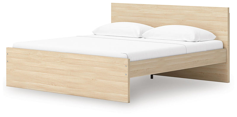 Onita Panel Platform Bed with 1 Side Storage