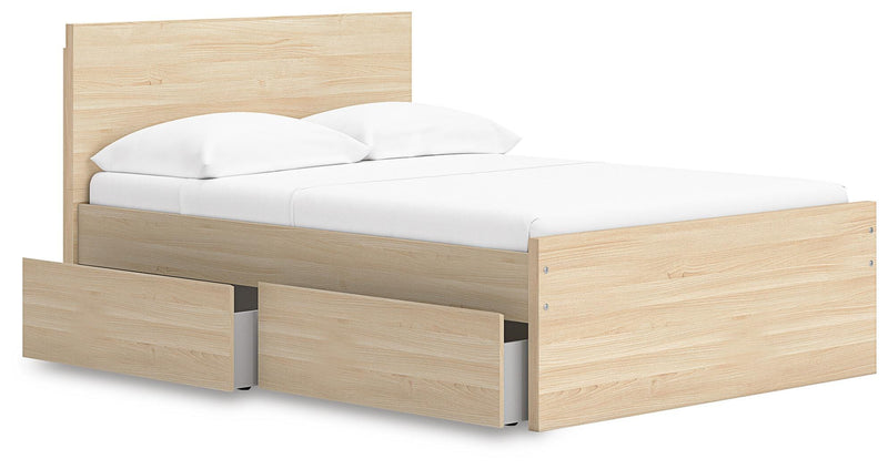 Onita Panel Platform Bed with 1 Side Storage