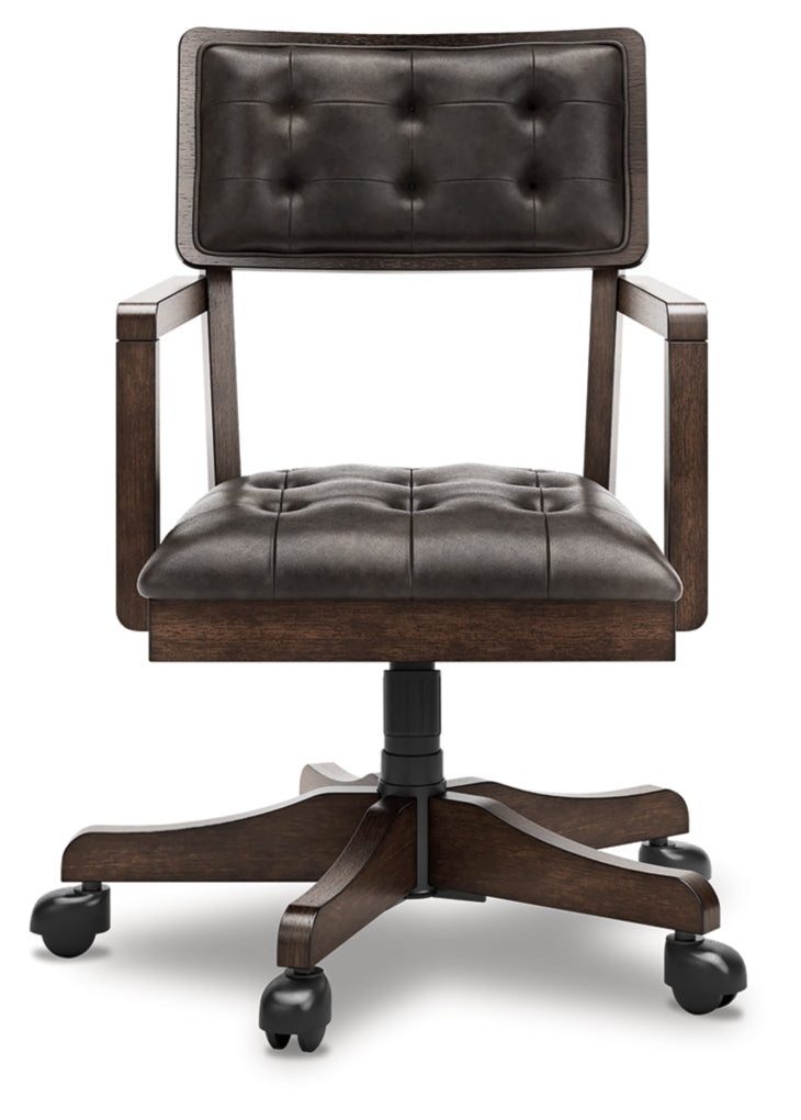 Escritorio para oficina en casa Breckington con silla