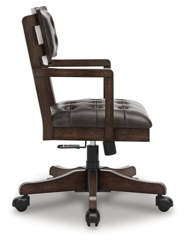 Escritorio para oficina en casa Breckington con silla