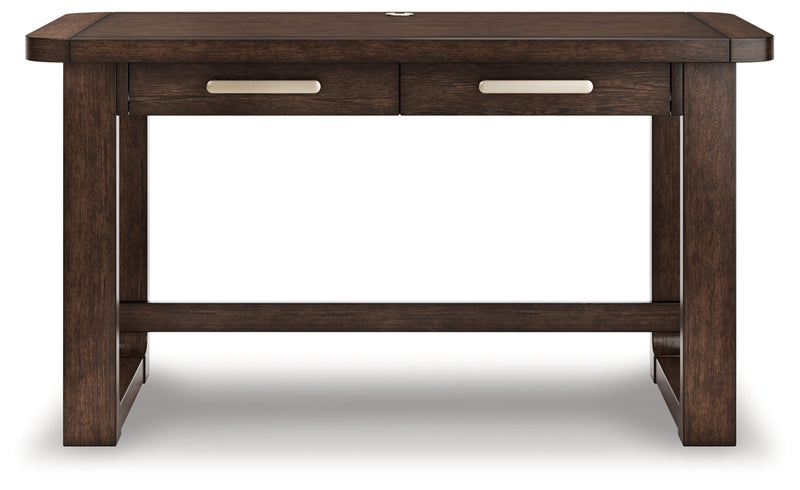 Escritorio para oficina en casa Breckington con silla