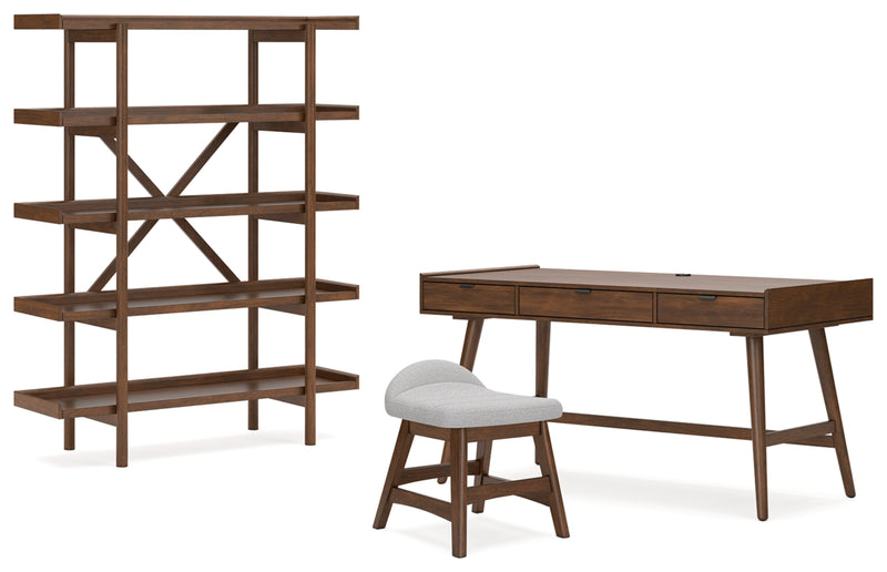 Lyncott Home Office Desk With Chair