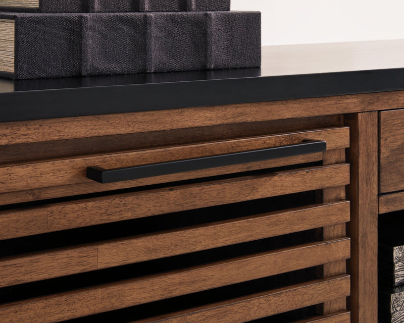 Kallari Credenza with Desk Return