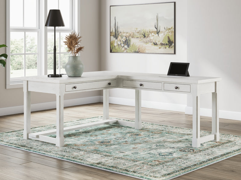 Robbinsdale L-Shaped Home Office Desk
