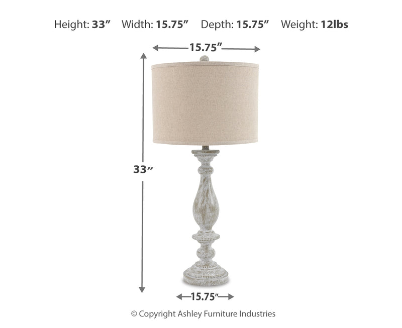 Bernadate Poly Table Lamp