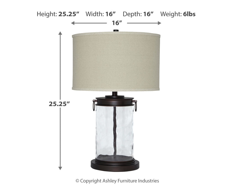 Tailynn Glass Table Lamp
