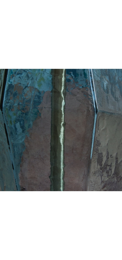 Lámpara de mesa de cristal de sebo