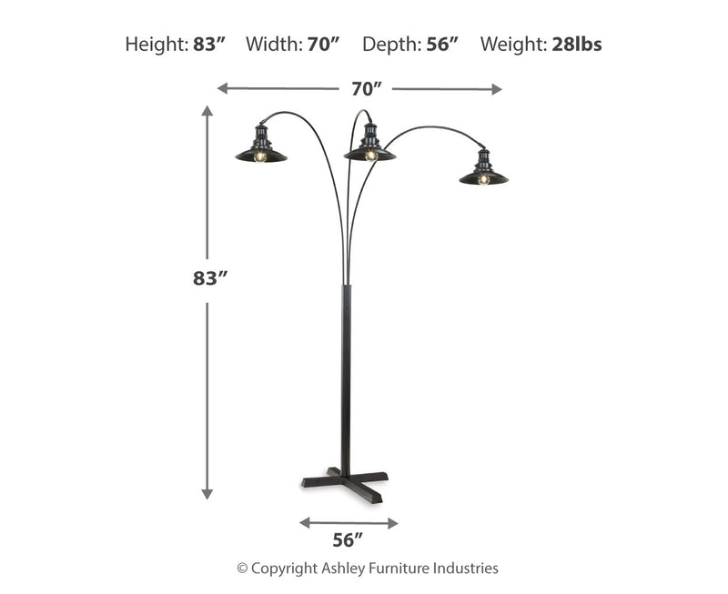 Sheriel Metal Arc Lamp