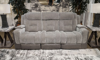 Ultimax Power Reclining Sofa with Adjustable Headrest